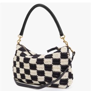 Clare V Petit Moyen
Black & Cream Checker Crochet